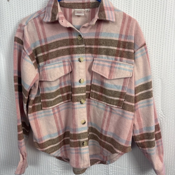 Barbie Pink and Brown Plaid Shirt - Picture 2 of 4